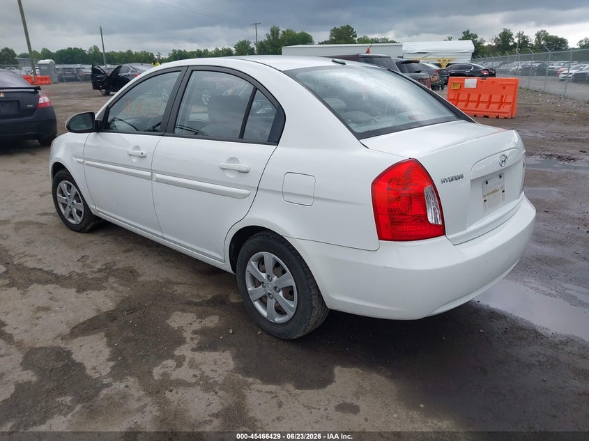 2009 Hyundai Accent VIN KMHCN46C49U355777 IAAI salvage auction — NORMAL WEAR, Clear (Virginia), sold $550 on 2026-07-10 (photo 3)