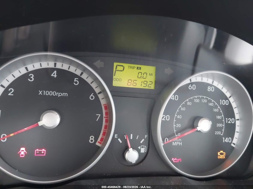 2009 Hyundai Accent VIN KMHCN46C49U355777 IAAI salvage auction — NORMAL WEAR, Clear (Virginia), sold $550 on 2026-07-10 (photo 7)