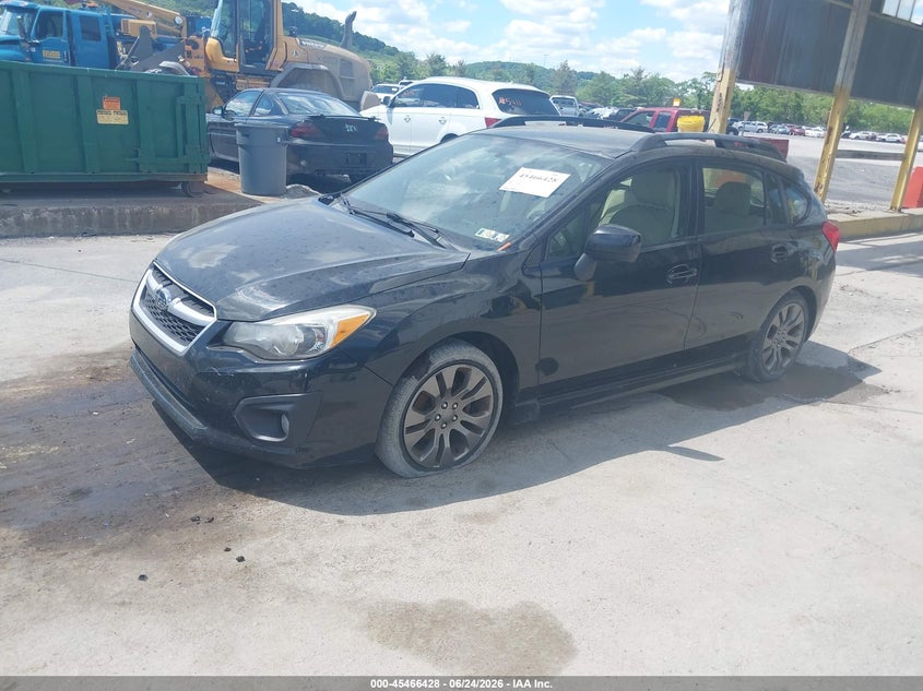 2014 Subaru Impreza VIN JF1GPAS66E8210733 IAAI salvage auction — NORMAL WEAR, Clear (Pennsylvania), sold $1,400 on 2026-07-08 (photo 2)