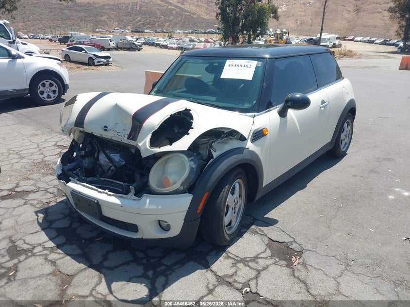 2010 Mini Cooper VIN WMWMF3C54ATZ63182 IAAI salvage auction — NORMAL WEAR, Salvage (California), sold $275 on 2026-07-28 (photo 2)