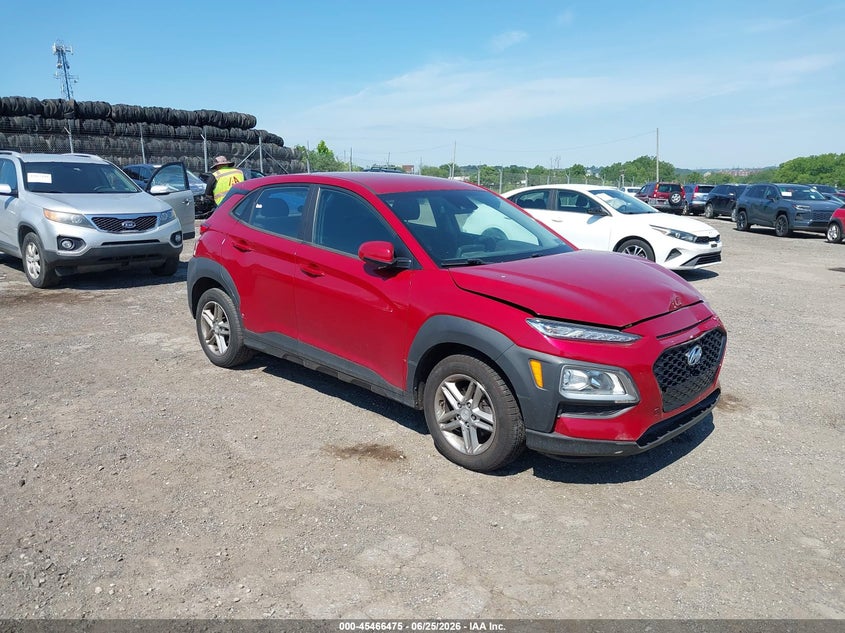 2020 Hyundai Kona VIN KM8K12AA1LU451696 IAAI salvage auction — LEFT REAR, Salvage (Pennsylvania), sold $2,200 on 2026-07-10 (photo 1)