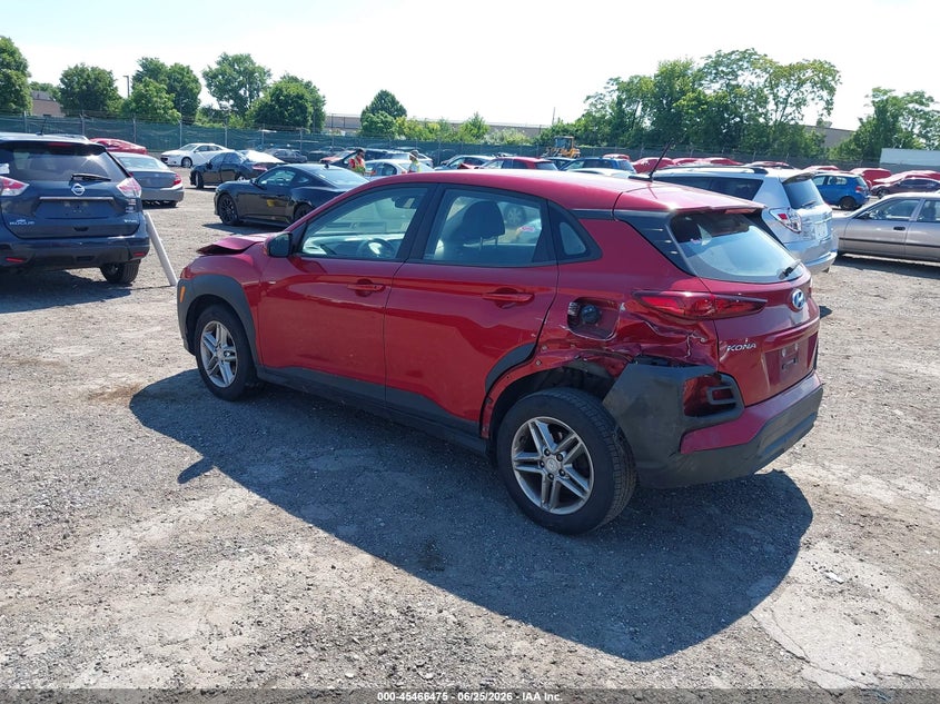 2020 Hyundai Kona VIN KM8K12AA1LU451696 IAAI salvage auction — LEFT REAR, Salvage (Pennsylvania), sold $2,200 on 2026-07-10 (photo 3)