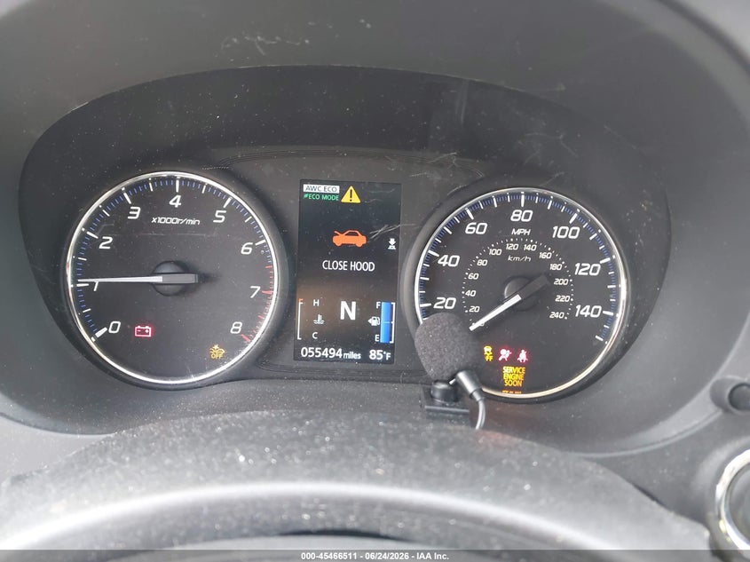 2020 Mitsubishi Outlander VIN JA4AZ3A35LZ045031 IAAI salvage auction — FRONT END, Salvage Title, sold $1,150 on 2026-07-28 (photo 7)