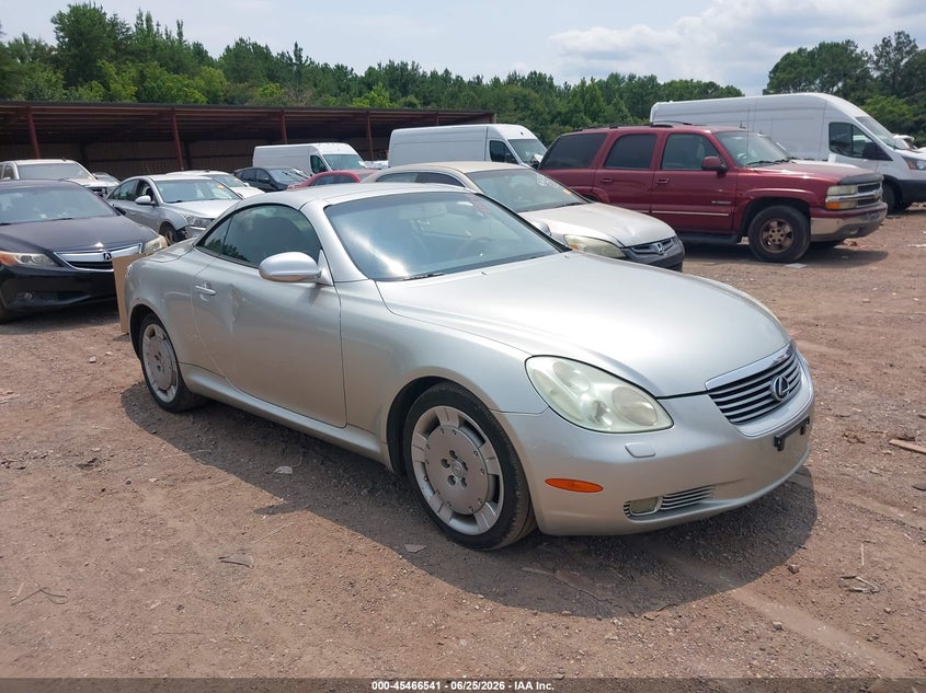 2003 Lexus Sc 430 VIN JTHFN48Y130048381 IAAI salvage auction — NORMAL WEAR, Clear (Alabama), sold $1,050 on 2026-07-29 (photo 1)