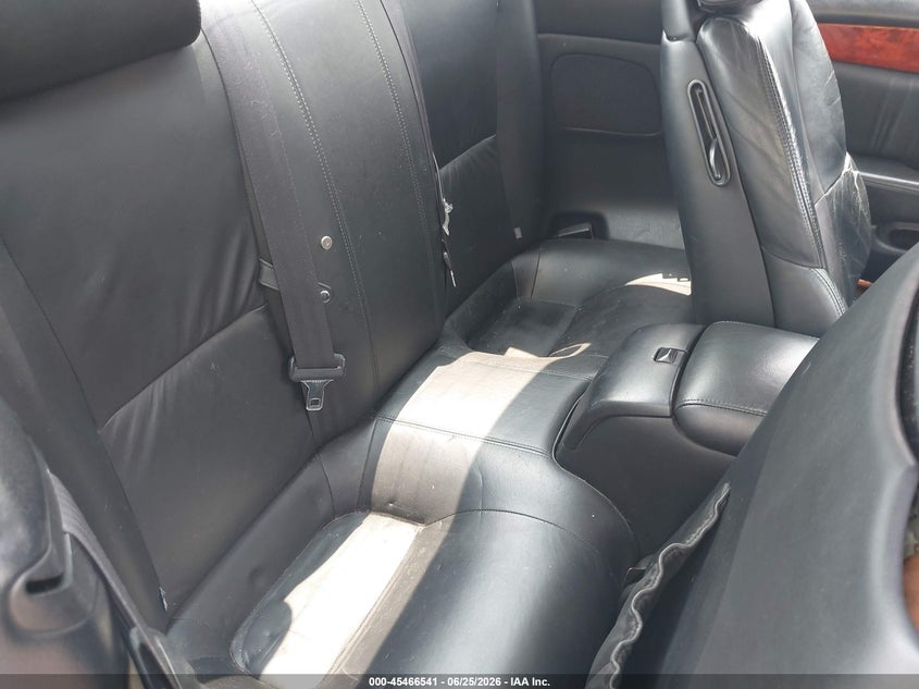 2003 Lexus Sc 430 VIN JTHFN48Y130048381 IAAI salvage auction — NORMAL WEAR, Clear (Alabama), sold $1,050 on 2026-07-29 (photo 8)