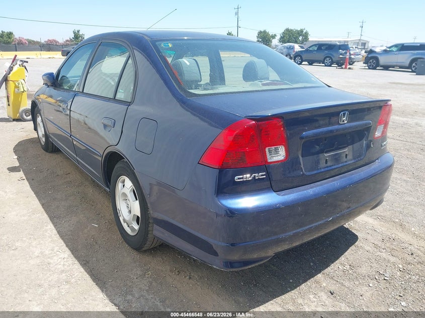 2005 Honda Civic hybrid VIN JHMES96625S024410 IAAI salvage auction — FRONT END, Salvage (California), sold $775 on 2026-07-16 (photo 3)