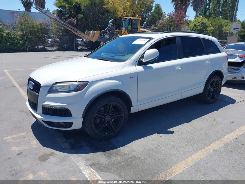 2015 Audi Q7 VIN WA1DGAFE9FD013332 IAAI salvage auction — ROOF, Salvage (California), sold $600 on 2026-07-29 (photo 2)
