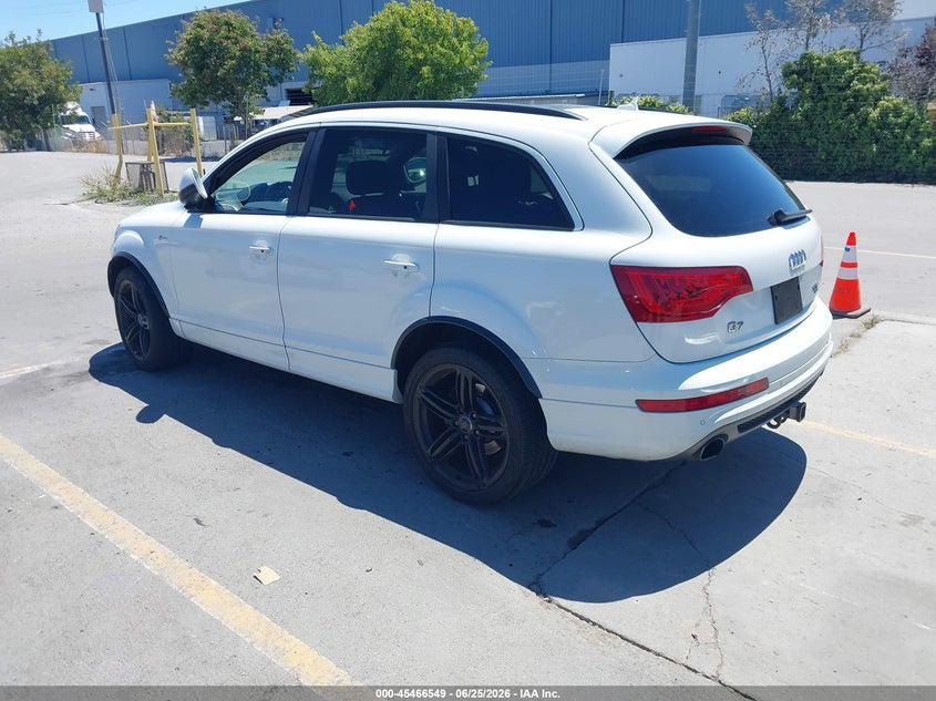 2015 Audi Q7 VIN WA1DGAFE9FD013332 IAAI salvage auction — ROOF, Salvage (California), sold $600 on 2026-07-29 (photo 3)