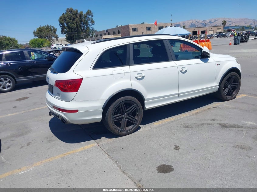 2015 Audi Q7 VIN WA1DGAFE9FD013332 IAAI salvage auction — ROOF, Salvage (California), sold $600 on 2026-07-29 (photo 4)