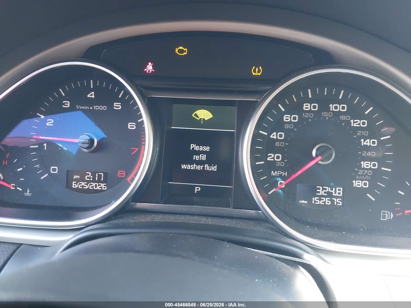 2015 Audi Q7 VIN WA1DGAFE9FD013332 IAAI salvage auction — ROOF, Salvage (California), sold $600 on 2026-07-29 (photo 7)