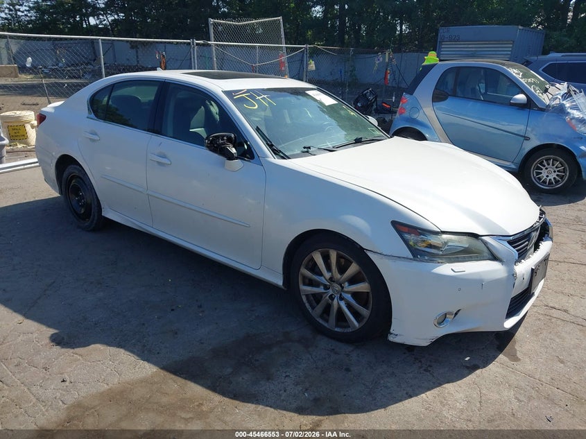 2014 Lexus Gs VIN JTHCE1BLXE5020552 IAAI salvage auction — LEFT SIDE, Mv-907A (New York), sold $1,700 on 2026-07-21 (photo 1)