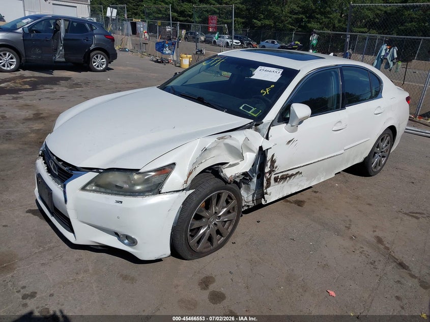 2014 Lexus Gs VIN JTHCE1BLXE5020552 IAAI salvage auction — LEFT SIDE, Mv-907A (New York), sold $1,700 on 2026-07-21 (photo 2)