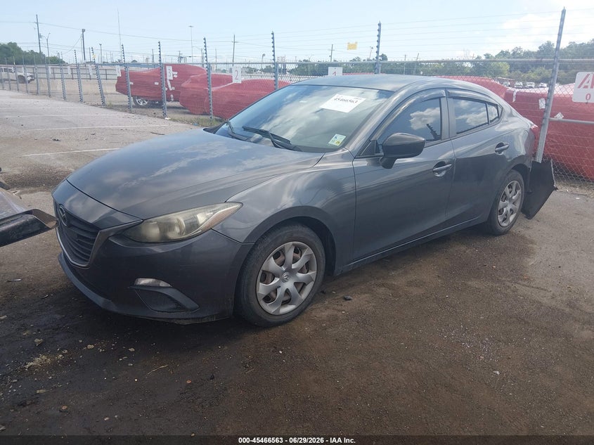 2014 Mazda 3 VIN JM1BM1T79E1136804 IAAI salvage auction — WATER/FLOOD, Salvage (Louisiana), sold $250 on 2026-08-31 (photo 2)