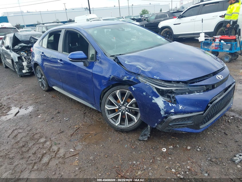 2020 Toyota Corolla VIN JTDS4RCE4LJ019884 IAAI salvage auction — RIGHT FRONT, Mv-907A (New York), sold $4,350 on 2026-07-29 (photo 1)
