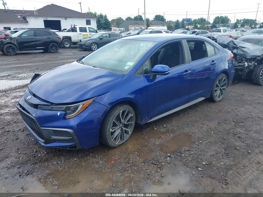2020 Toyota Corolla VIN JTDS4RCE4LJ019884 IAAI salvage auction — RIGHT FRONT, Mv-907A (New York), sold $4,350 on 2026-07-29 (photo 2)