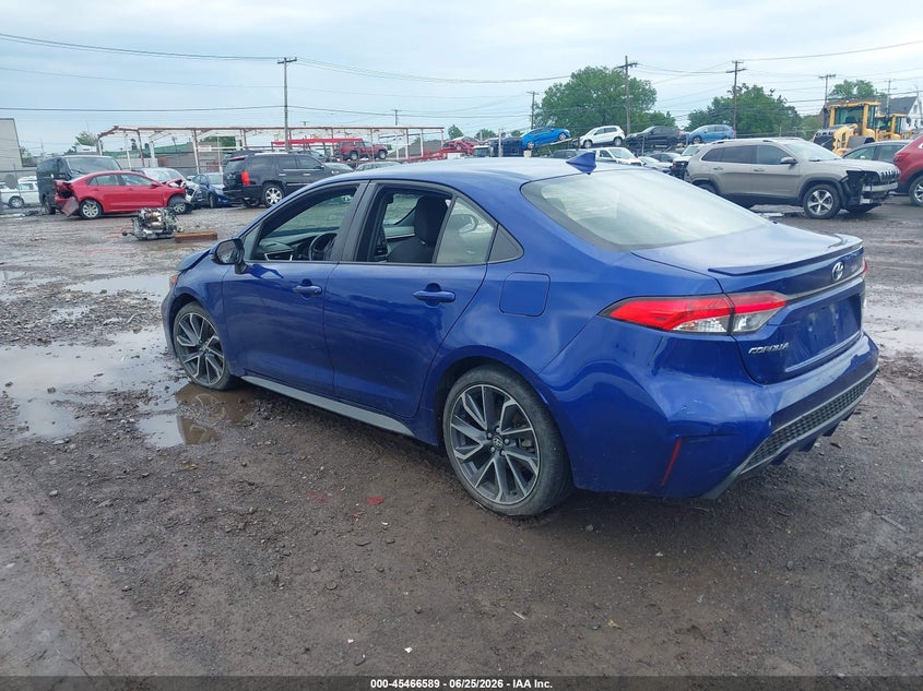 2020 Toyota Corolla VIN JTDS4RCE4LJ019884 IAAI salvage auction — RIGHT FRONT, Mv-907A (New York), sold $4,350 on 2026-07-29 (photo 3)