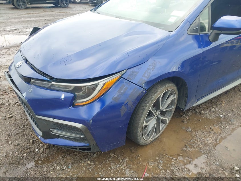 2020 Toyota Corolla VIN JTDS4RCE4LJ019884 IAAI salvage auction — RIGHT FRONT, Mv-907A (New York), sold $4,350 on 2026-07-29 (photo 6)