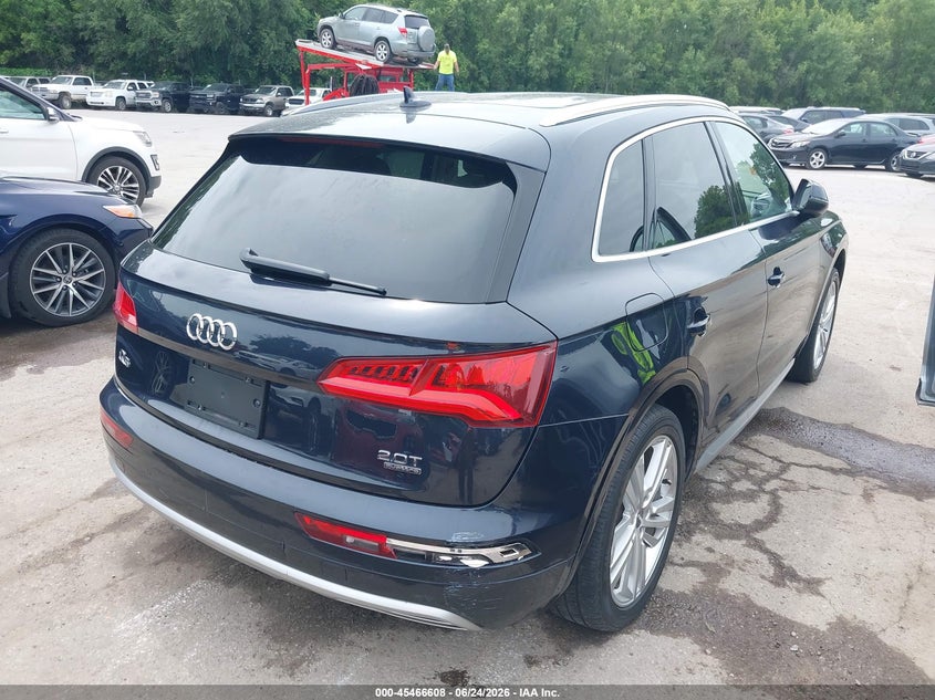 2018 Audi Q5 VIN WA1BNAFY5J2197096 IAAI salvage auction — RIGHT REAR, Salvage (Kansas), sold $9,050 on 2026-08-01 (photo 4)