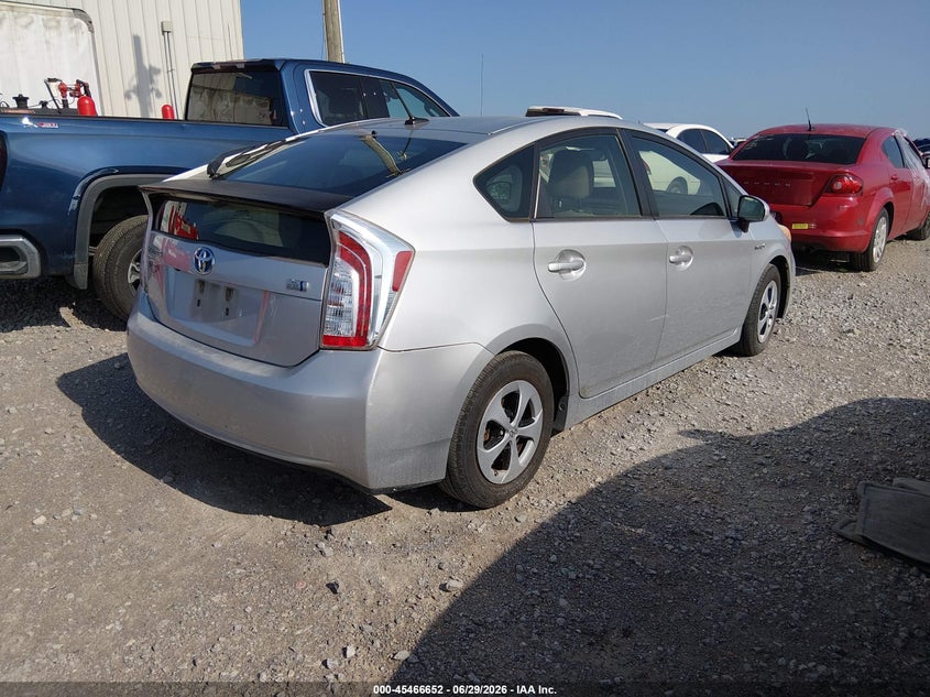2013 Toyota Prius VIN JTDKN3DU5D0337214 IAAI salvage auction — NORMAL WEAR, Clear (Montana), sold $475 on 2026-07-30 (photo 4)