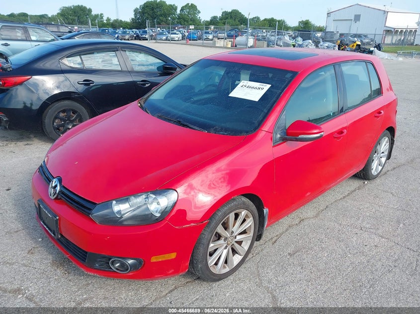 2013 Volkswagen Golf VIN WVWDM7AJ7DW132942 IAAI salvage auction — NORMAL WEAR, Clear (Illinois), sold $675 on 2026-07-22 (photo 2)