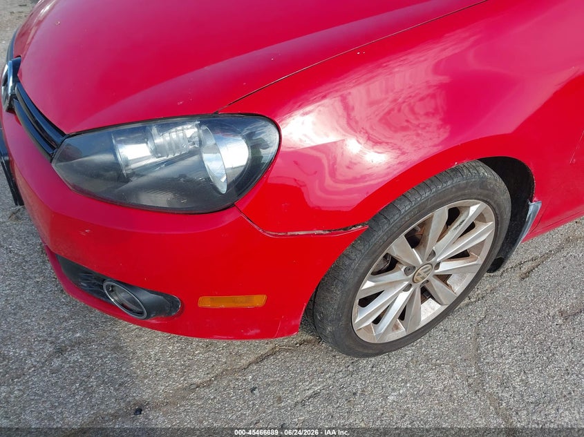 2013 Volkswagen Golf VIN WVWDM7AJ7DW132942 IAAI salvage auction — NORMAL WEAR, Clear (Illinois), sold $675 on 2026-07-22 (photo 6)