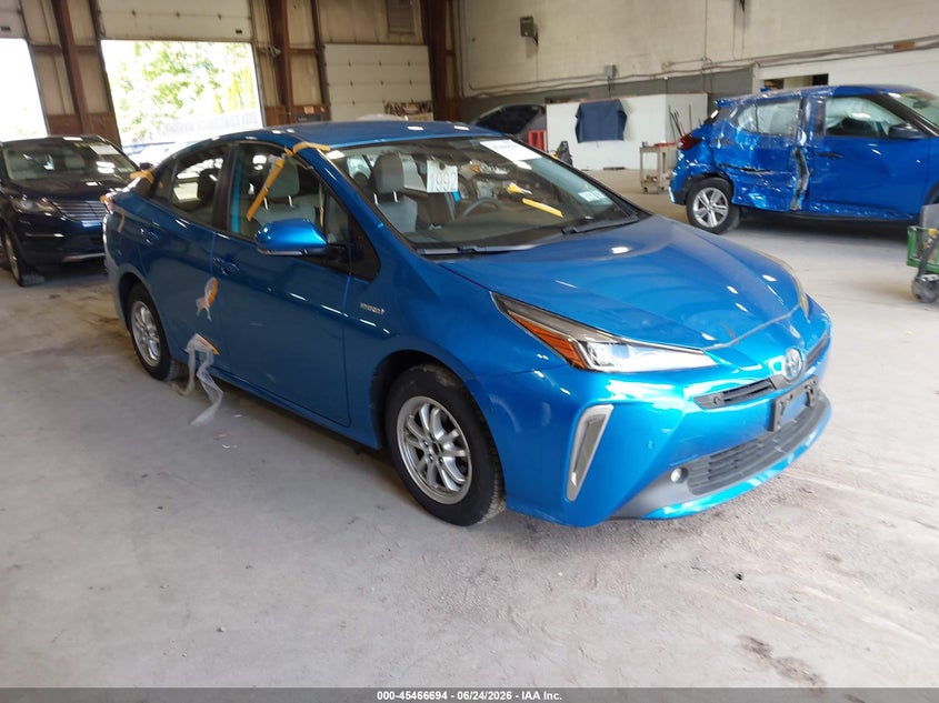2019 Toyota Prius VIN JTDL9RFU8K3009712 IAAI salvage auction — STORM DAMAGE, Salvage Title, sold $3,750 on 2026-07-22 (photo 1)