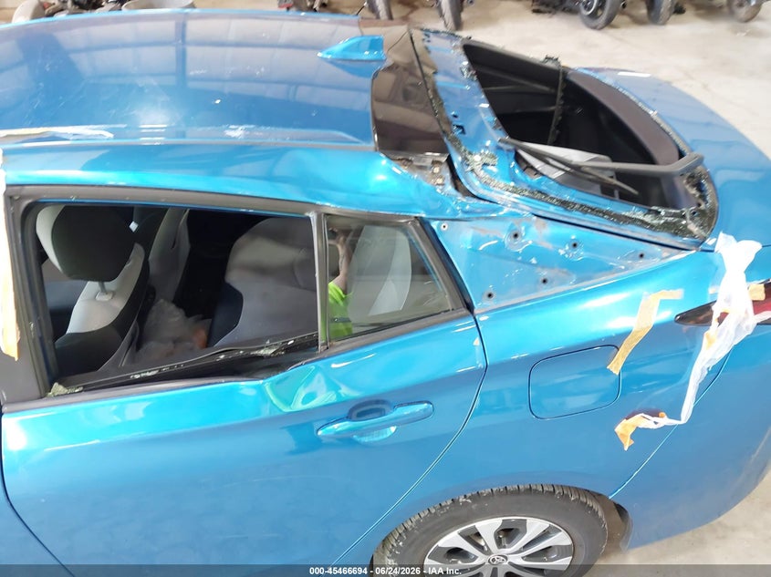 2019 Toyota Prius VIN JTDL9RFU8K3009712 IAAI salvage auction — STORM DAMAGE, Salvage Title, sold $3,750 on 2026-07-22 (photo 6)