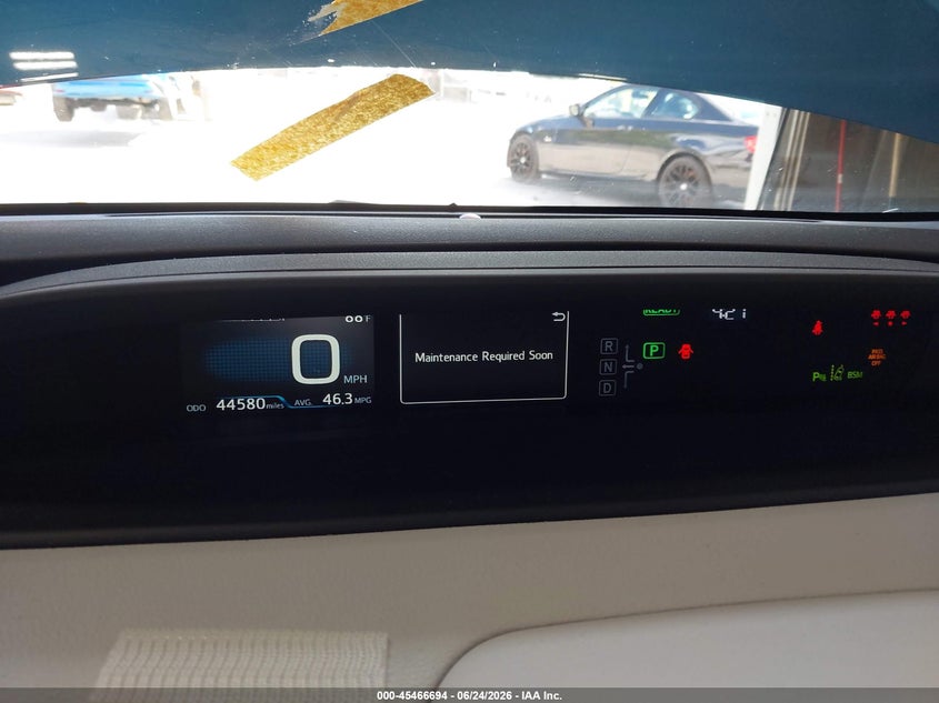 2019 Toyota Prius VIN JTDL9RFU8K3009712 IAAI salvage auction — STORM DAMAGE, Salvage Title, sold $3,750 on 2026-07-22 (photo 7)
