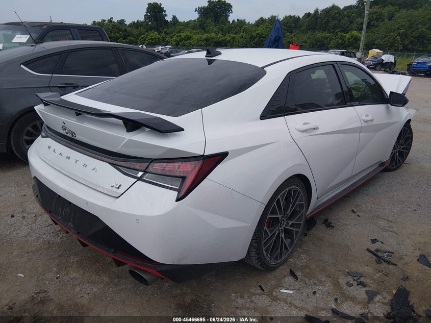 2023 Hyundai Elantra n VIN KMHLW4AK2PU012281 IAAI salvage auction — FRONT END, Wait Title, sold $2,750 on 2026-08-02 (photo 4)