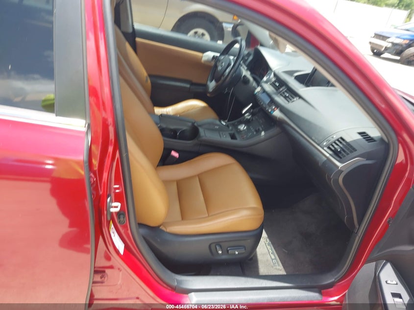 2013 Lexus Ct VIN JTHKD5BH4D2166446 IAAI salvage auction — REAR END, Original (Texas), sold $2,850 on 2026-07-24 (photo 5)