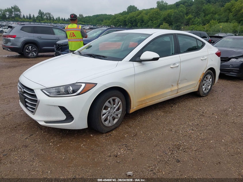 2018 Hyundai Elantra VIN 5NPD74LF2JH393623 IAAI salvage auction — NORMAL WEAR, Clear (Illinois), sold $775 on 2026-07-09 (photo 2)