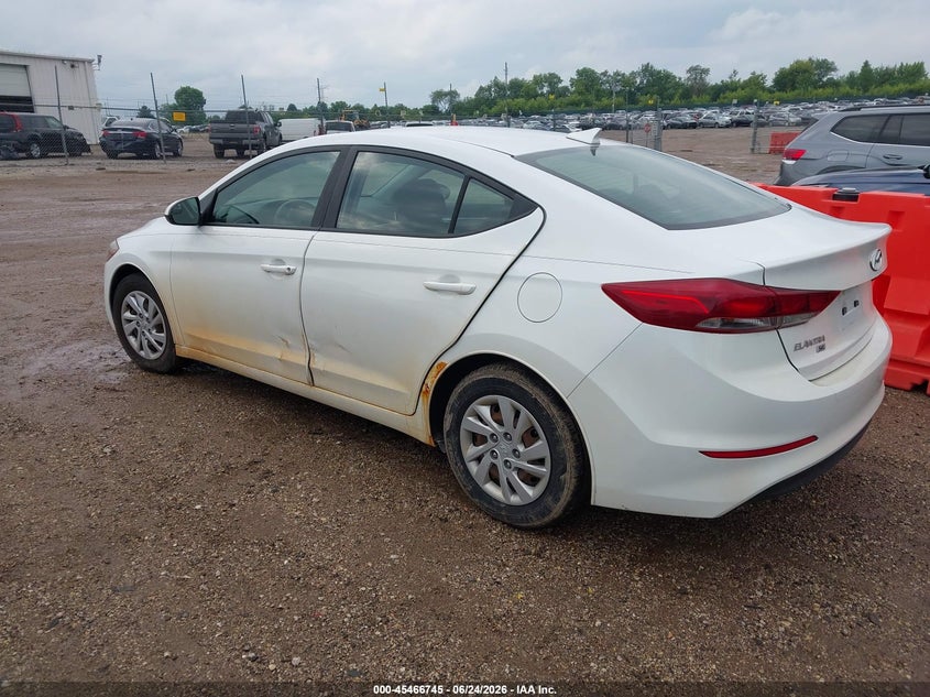 2018 Hyundai Elantra VIN 5NPD74LF2JH393623 IAAI salvage auction — NORMAL WEAR, Clear (Illinois), sold $775 on 2026-07-09 (photo 3)