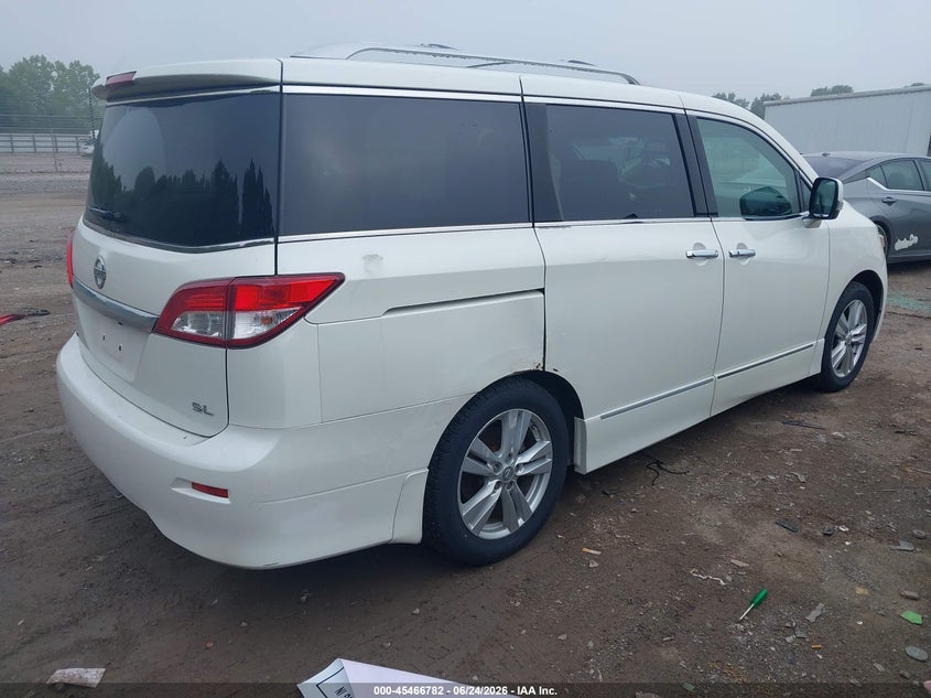 2011 Nissan Quest VIN JN8AE2KP9B9002019 IAAI salvage auction — NORMAL WEAR, Clear (Virginia), sold $25 on 2026-07-29 (photo 4)