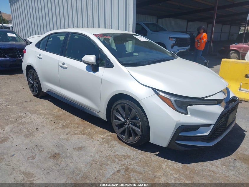 2023 Toyota Corolla VIN JTDS4MCE5P3517766 IAAI salvage auction — FRONT & REAR, Salvage (California), sold $7,200 on 2026-07-16 (photo 1)