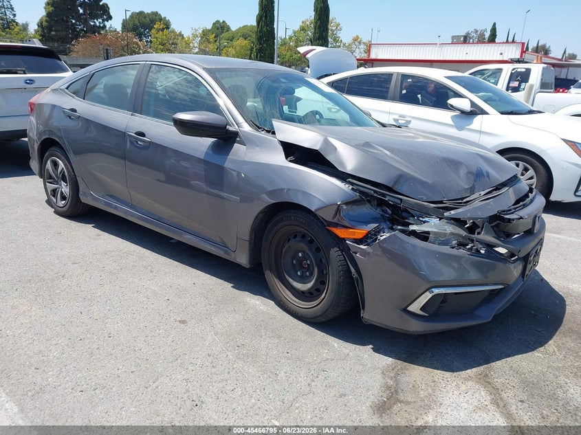 2019 Honda Civic VIN 19XFC2F69KE209076 IAAI salvage auction — FRONT END, Salvage (California), sold $3,950 on 2026-07-09 (photo 1)