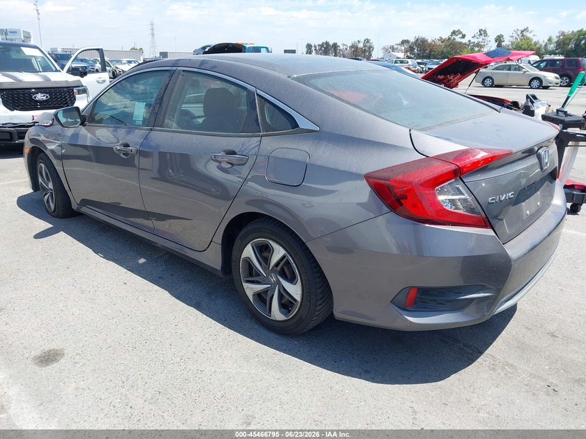 2019 Honda Civic VIN 19XFC2F69KE209076 IAAI salvage auction — FRONT END, Salvage (California), sold $3,950 on 2026-07-09 (photo 3)