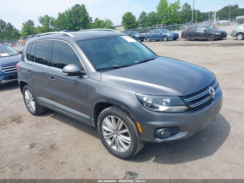 2015 Volkswagen Tiguan VIN WVGAV7AX9FW506082 IAAI salvage auction — NORMAL WEAR, Clear (Virginia), sold $825 on 2026-07-24 (photo 1)