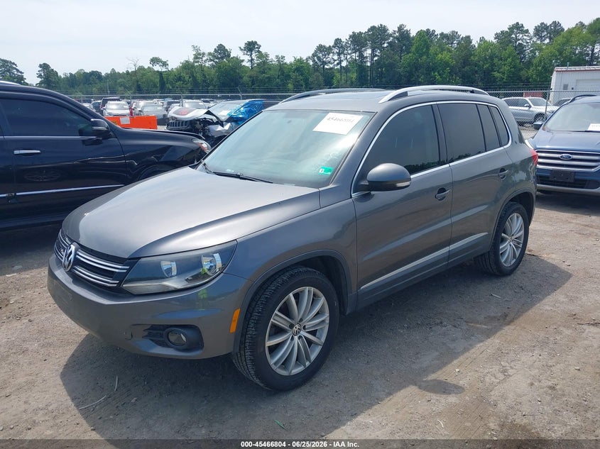 2015 Volkswagen Tiguan VIN WVGAV7AX9FW506082 IAAI salvage auction — NORMAL WEAR, Clear (Virginia), sold $825 on 2026-07-24 (photo 2)