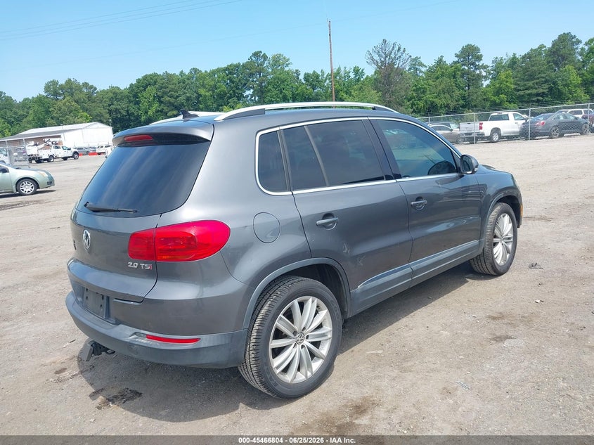 2015 Volkswagen Tiguan VIN WVGAV7AX9FW506082 IAAI salvage auction — NORMAL WEAR, Clear (Virginia), sold $825 on 2026-07-24 (photo 4)
