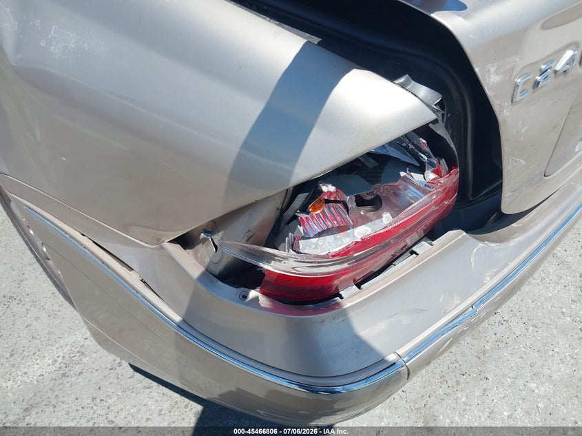 2002 Mercedes-benz C class VIN WDBRF61J12F283751 IAAI salvage auction — LEFT REAR, Salvage (California), sold $400 on 2026-07-16 (photo 6)