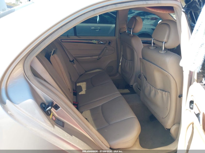 2002 Mercedes-benz C class VIN WDBRF61J12F283751 IAAI salvage auction — LEFT REAR, Salvage (California), sold $400 on 2026-07-16 (photo 8)