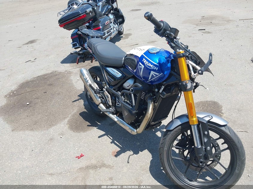 2024 Triumph motorcycle Speed VIN SMTT127Y7RNA15682 IAAI salvage auction — FRONT END, Mv-907A (New York), sold $575 on 2026-07-22 (photo 1)
