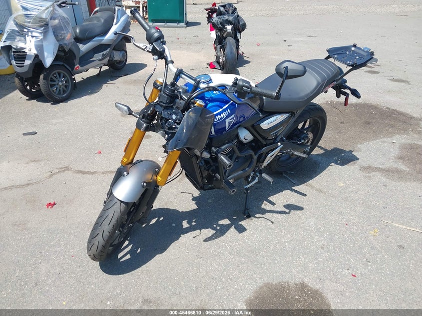 2024 Triumph motorcycle Speed VIN SMTT127Y7RNA15682 IAAI salvage auction — FRONT END, Mv-907A (New York), sold $575 on 2026-07-22 (photo 2)