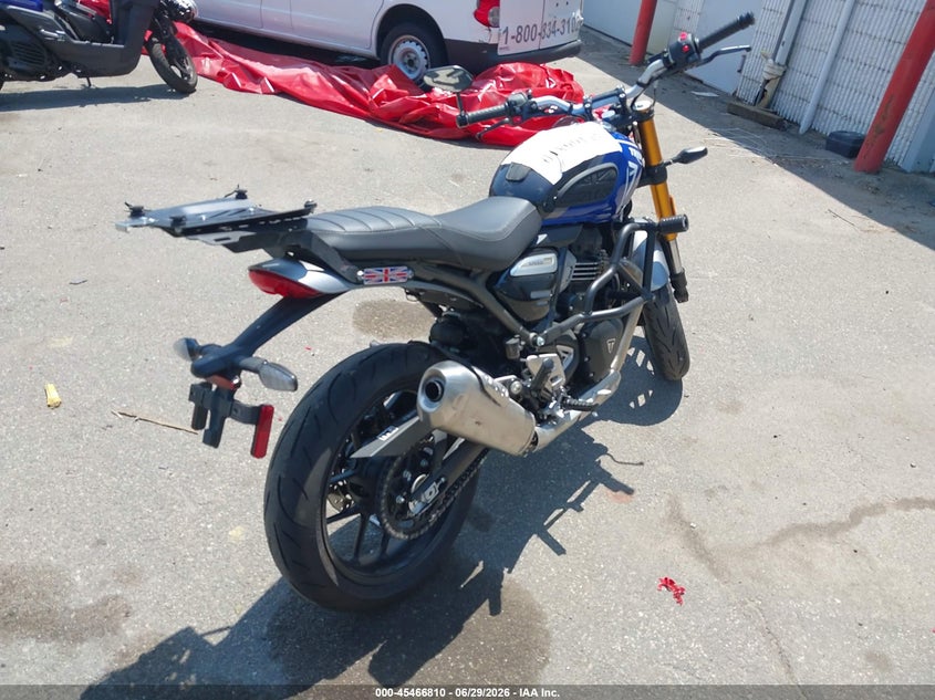 2024 Triumph motorcycle Speed VIN SMTT127Y7RNA15682 IAAI salvage auction — FRONT END, Mv-907A (New York), sold $575 on 2026-07-22 (photo 4)