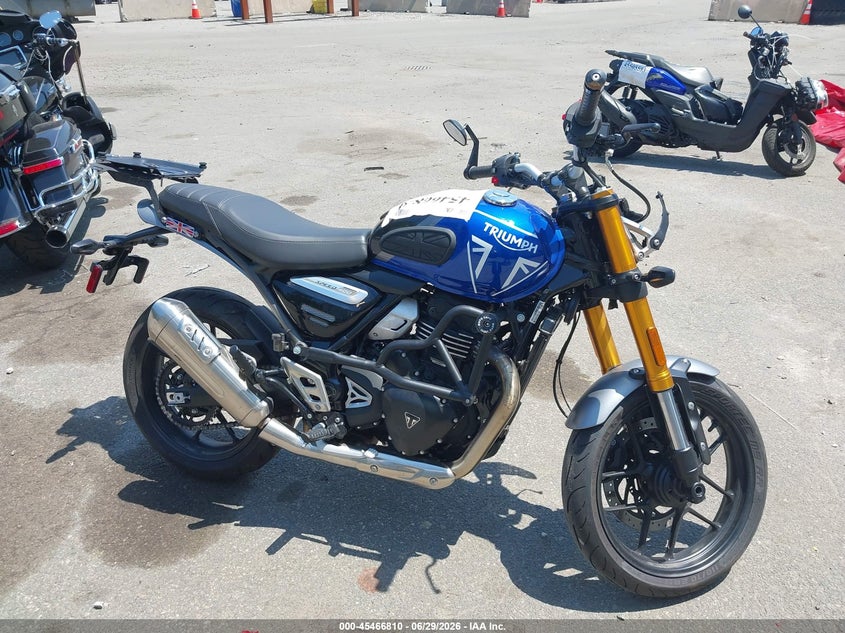 2024 Triumph motorcycle Speed VIN SMTT127Y7RNA15682 IAAI salvage auction — FRONT END, Mv-907A (New York), sold $575 on 2026-07-22 (photo 8)