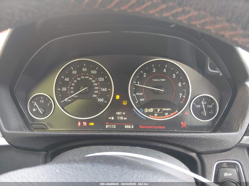 2017 BMW VIN WBA8D9G35HNU65106 IAAI salvage auction — LEFT & RIGHT, Salvage (New Jersey), sold $5,400 on 2026-08-03 (photo 7)