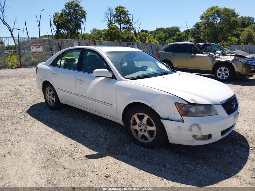 2006 Hyundai Sonata VIN 5NPEU46F16H080353 IAAI salvage auction — FRONT END, Salvage (Idaho), sold $400 on 2026-07-14 (photo 1)