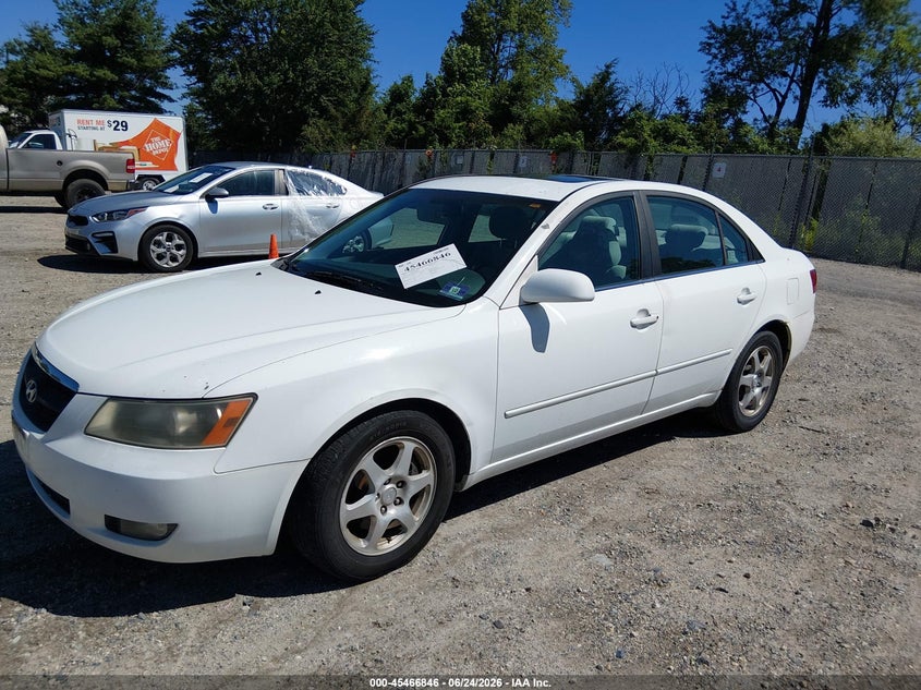 2006 Hyundai Sonata VIN 5NPEU46F16H080353 IAAI salvage auction — FRONT END, Salvage (Idaho), sold $400 on 2026-07-14 (photo 2)