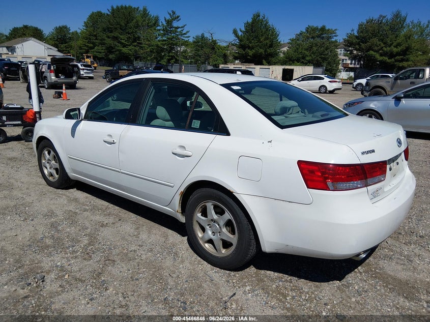2006 Hyundai Sonata VIN 5NPEU46F16H080353 IAAI salvage auction — FRONT END, Salvage (Idaho), sold $400 on 2026-07-14 (photo 3)