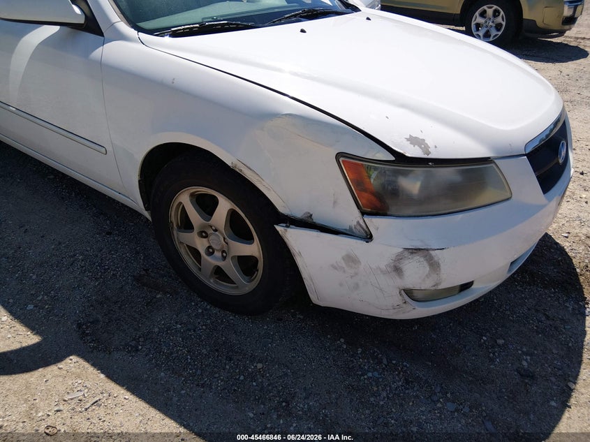 2006 Hyundai Sonata VIN 5NPEU46F16H080353 IAAI salvage auction — FRONT END, Salvage (Idaho), sold $400 on 2026-07-14 (photo 6)